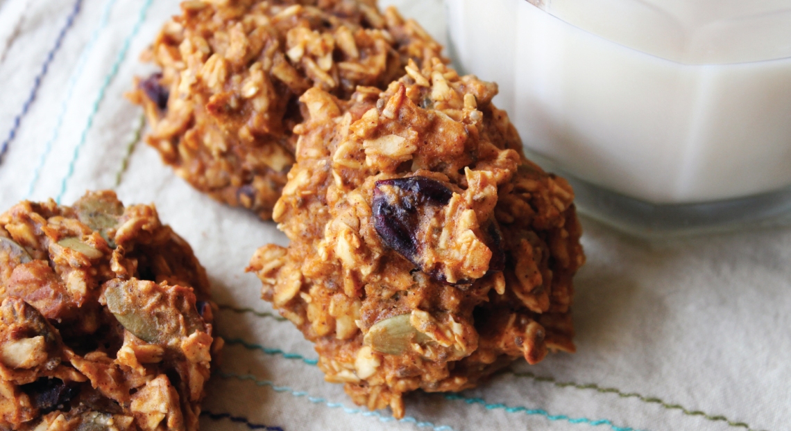 PureLiving Harvest Muesli Cookies w/ Organic Sprouted Rolled Oats & Seeds